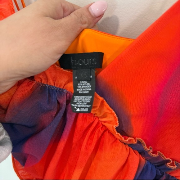 H:OURS Revolve Quintana Dress Candy Ombre Midi DRESS SIZE XS 1886 - Picture 5 of 9